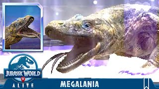 NEW OMEGA MEGALANIA UNLOCKED JURASSIC WORLD ALIVE [upl. by Attikin825]