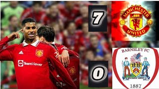 MAN UNITED VS BARNSLEY 70 all GOALS HIGHLIGHTS 2024 MATCH RESUME [upl. by Assillim765]