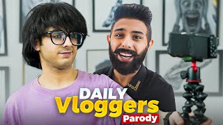 DAILY VLOGGERS PARODY 😘  CARRYMINATI [upl. by Cissiee888]