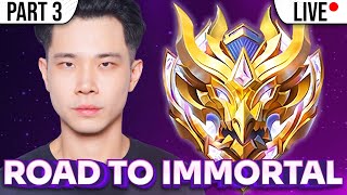 PUSH RANK KE MYTHIC IMMORTAL MOBILE LEGENDS PART 3 LIVE [upl. by Konrad]