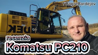 Bager  KOMATSU PC 210  recenzia časť 1 komatsu bagrebardejov excavator top youtube 2024 [upl. by Aerdnad]