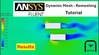 CFD Dynamic mesh  Remeshing  Overtaking process ANSYS Fluent 2022R2 [upl. by Esta]