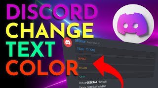 Change Discord Color Text the EASY way [upl. by Yup]