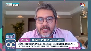 Algo Contigo  Gúmer Pérez sobre la denuncia de Urrutia y Rajchman contra Anto Lima [upl. by Anabelle]