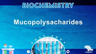 L4 CHO Chemistry 4 Hetero polysaccharides Biochemistry [upl. by Bain745]