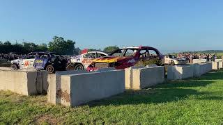 Hells 12 Acre Front Wheel Drive Demolition Derby 2024 [upl. by Nraa819]