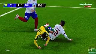 CUIABÁ vs BAHIA JOGO DE HOJE GAMEPLAY PC SIMULAÇÃO GAMEPLAY PC 🕹️🎮🎮🕹️ [upl. by Merc]