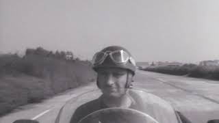 Onboard with Juan Manuel Fangio testing a Maserati  1957 F1  Modena Autodrome [upl. by Camus]