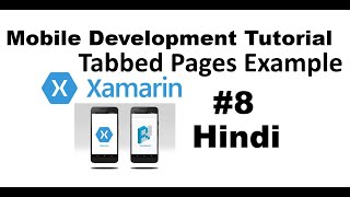 XamarinForms Tutorial For Beginners 8  Tabbed Pages Example [upl. by Anirtap832]