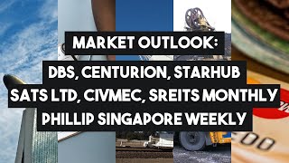 Market Outlook SATS StarHub Civmec Centurion DBS SREITs Monthly and SG Weekly [upl. by Kirit918]