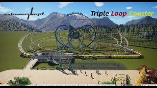 Dreier Looping  Planet Coaster  Schwarzkopf Series [upl. by Remat366]