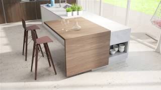 EDGE Sliding Kitchen Worktop  Breakfast Bar  BOX15 [upl. by Ayihsa]