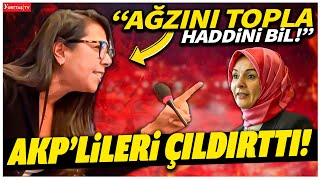 Sera Kadıgil AKPlileri Çıldırttı Tartışma Çıktı quotAğzını Topla Sen Haddini Bilquot [upl. by Entirb]