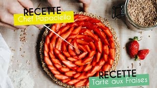 RECETTE TARTE AUX FRAISES SANS GLUTEN [upl. by Nyrrek]