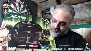 Unboxing XQMax Michael van Gerwen  Trainer Dartboard [upl. by Otrebilif75]