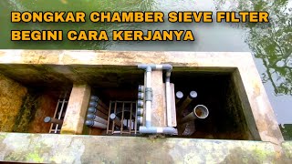 CARA KERJA CHAMBER SIEVE FILTER SYSTEM DIY  KOLAM BETON SISTEM RAS  BUDIDAYA IKAN NILA [upl. by Hertzfeld]