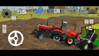 tractor game ll 855 and traLle trve story nisu bahi subraj 🥺🦅👉 indian tractor game gaming 👑 [upl. by Sivaj]