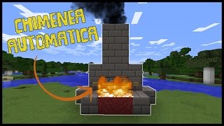 ✔ Minecraft Como hacer una chimenea FUNCIONAL [upl. by Ardnat]