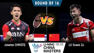 Jonatan Christie vs Lu Guang Zu China Masters 2024 Badminton  Round Of 16 [upl. by Atled]