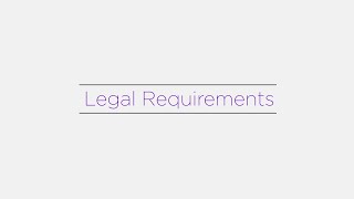 US Legal Requirements [upl. by Anyzratak782]