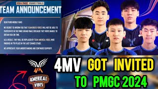 4MV GOT INVITED TO PMGC 2024  4MV Going to UK  PMGC 2024 [upl. by Caesar]