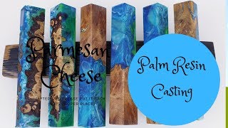 Royal Palm Resin casting no degassing [upl. by Yauq]