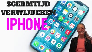 iPhone Hulp Schermtijd iPhone Verwijderen [upl. by Vescuso]