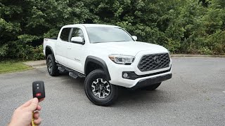 2021 Toyota Tacoma TRD Offroad Start Up Test Drive Walkaround and Review [upl. by Dressler445]