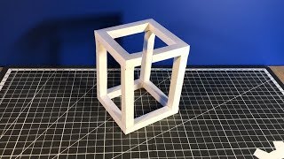 Making the IMPOSSIBLE CUBE out of paper [upl. by Gerri]