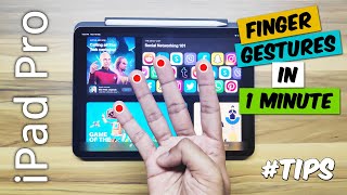 iPad Pro finger gestures  iPad Pro Tips amp Shortcuts  iPad Pro multitasking  shorts [upl. by Alletsyrc]