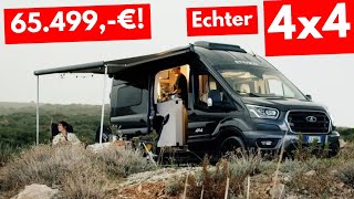 BILLIGSTER 4X4 WOHNMOBIL VAN DEUTSCHLANDS Hymer Etrusco CV 600 DF 4x4 [upl. by Ardeahp]