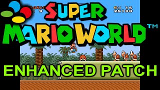 Super Mario World Enhanced SNES  Gameplay  RetroArch PC [upl. by Allen]