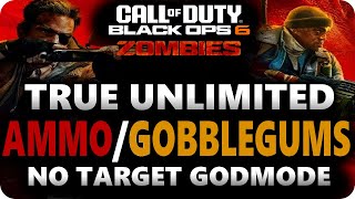 BO6 Zombies Glitches EASY UNLIMITED AMMOUNLIMITED GOBBLEGUMS  GODMODE  Black Ops 6 Zombie [upl. by Herzen981]