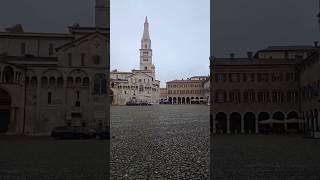 Piazza Grande Modena historical oldcity modena italy tower church cathedral square nice [upl. by Ppik263]