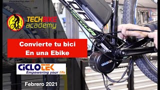 Convierte tu bicicleta en una Ebike con el motor Central de Ciclotek [upl. by Siraf]