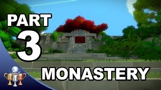 The Witness Walkthrough 3  Monastery Puzzle Solutions Activating Monastery Laser [upl. by Atteval711]