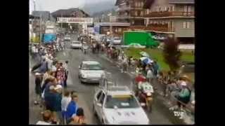 Tour de France 1994  19 ClusesAvoriaz part1 [upl. by Anaimad]