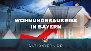 Wohnungsbaukrise in Bayern Hohe Kosten kaum neue Genehmigungen [upl. by Ayenat]