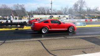 BJs 2007 GT500 Kills a Viper drag race at Byron Dragway 110412 [upl. by Jereme]