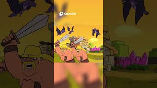 Dragons Attack clashroyale clashroyaleanimation clasharama momentsroyale clashofclans shorts [upl. by Nahij]