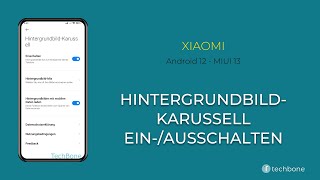 HintergrundKarussell einausschalten  Xiaomi Android 12  MIUI 13 [upl. by Galasyn708]