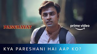 Pareshani Kya Hai Aap ko  Jeetu Bhaiya Angry Scene  Panchayat 2  Amazon Prime Video [upl. by Zarger461]