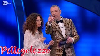 Teresa Mannino a Sanremo la sua satira conquista l’Ariston Amadeus “Sudo” [upl. by Cindy]