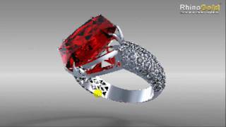 RhinoGold 20  Formación Nivel 1  125 Renderizado con Hypershot [upl. by Htebharas]