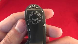 Benchmade HD Benchmite Harley Davidson moneyclip [upl. by Reiko]