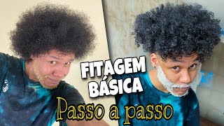 COMO FAZER FITAGEM NO CABELO CACHEADO E CRESPO DA FORMA CORRETA [upl. by Ennoval]