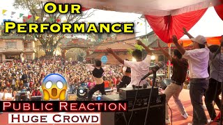 Our Performance  Huge Crowd  Public Reaction  dpalacedanceinstitutefndi4517 [upl. by Chandos]