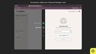 How to permanently delete your Norton Password Manager vault 1 [upl. by Anelahs386]