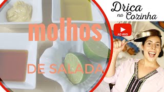 Molhos para salada  Drica na Cozinha  Episódio 125 [upl. by Margarita492]