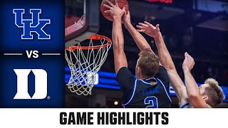 Duke vs Kentucky Game Highlights  202425 ACC Mens Basketball [upl. by Kenleigh]